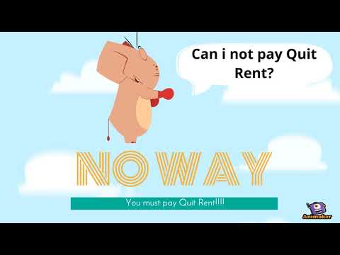 Quit Rent Definition Quit Rent - YouTube