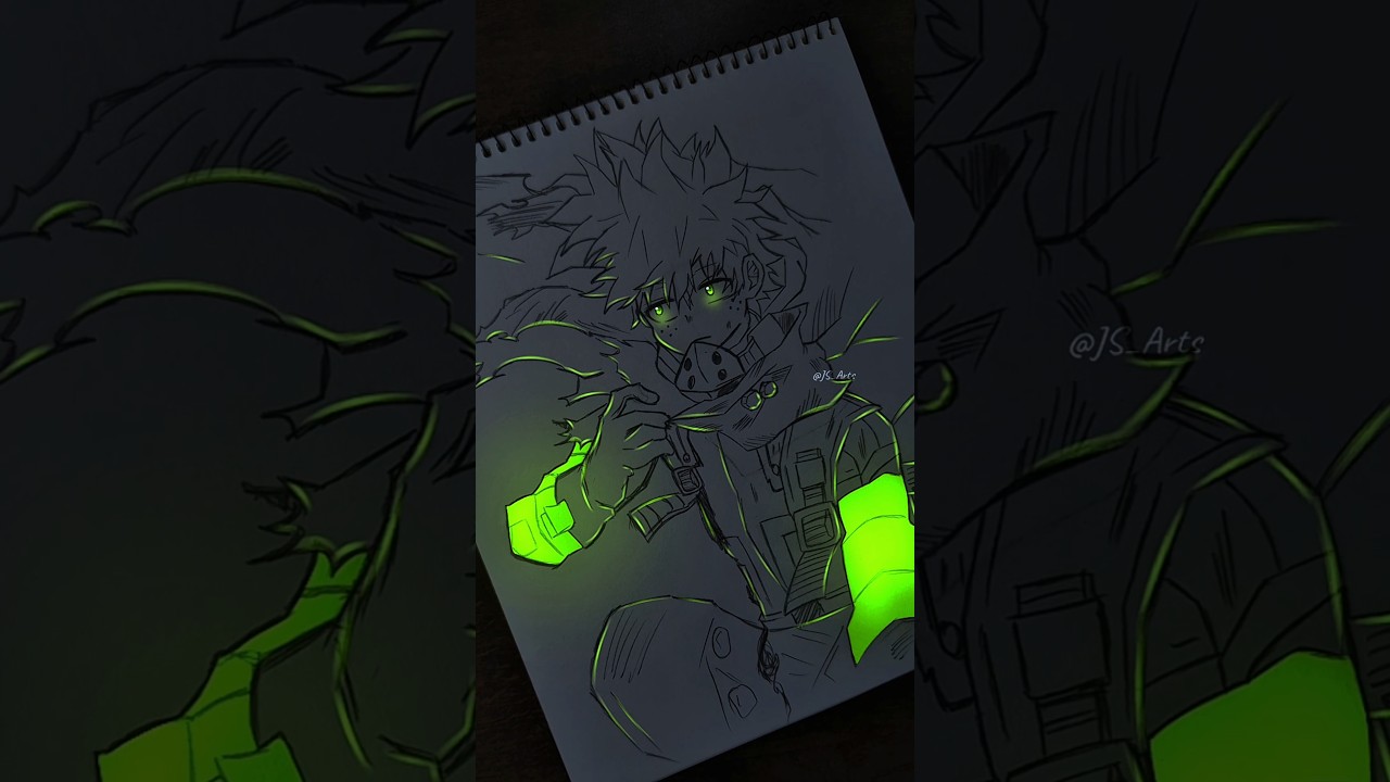 drawing Deku 🤞 | My Hero Academia  ✨ | 