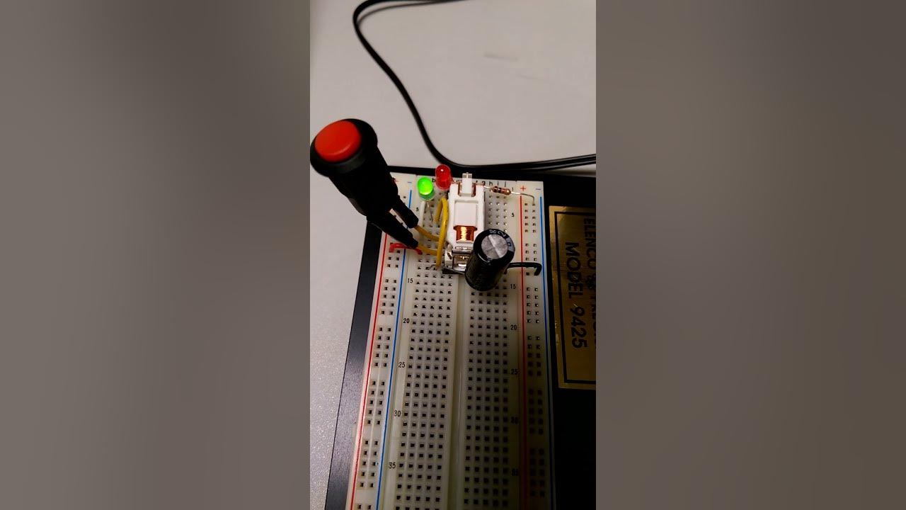 Exposed DPDT Relay Oscillating (Breadboard) YouTube