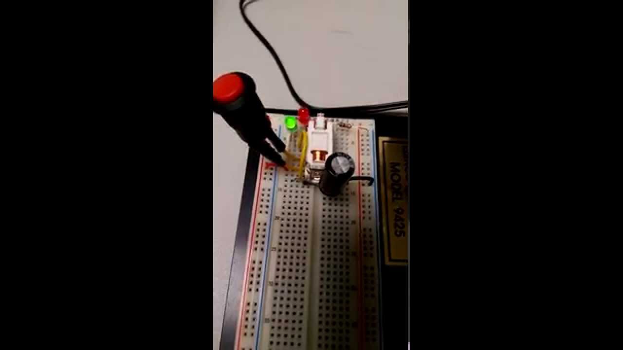 Exposed DPDT Relay Oscillating (Breadboard) YouTube
