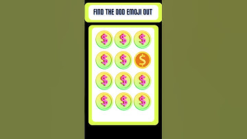 Find the Odd emoji out||Memory test challenge #ytshorts