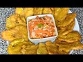 HOW TO MAKE HAITIAN FRIED PLANTAINS RECIPE|| BANANN PEZE|| HOW TO PROPERLY PEEL A PLANTAIN||