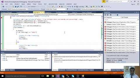 Login on win Form with C# Connected Architecture