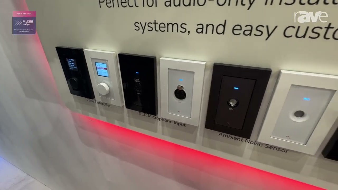 ISE 2026: ADI Shows Episode Pro Audi Solutions with Episode Business Music System Wall Plates
