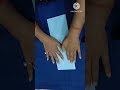 आयत (rectangle) से समषट्भुज (regular hexagon) बनाना #maths #paper folding series #viral