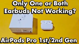 AirPods Pro: How to Fix if Only One Earbud or Both Not Working (Easy Fixes)
