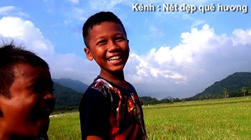 Cánh đồng  hoang ở cuối làng và đám trẻ làng Phnom Pi Giữa - Châu Lăng, Tri Tôn, An Giang 24/12/2020