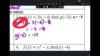 3.2 Function Notation 10/15