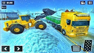 Offroad Snow Trailer Truck Driving - Heavy Lift Trucks - Android Gameplay FHD screenshot 2