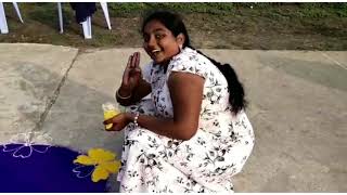 మా ఊరిలో భోగి రోజున జరిగిన ముగ్గుల పోటీలు.... || By sandhya || Telugammayi