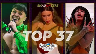 My Top 37 With Painfully Honest Commentary Eurovision Song Contest 2023 Shauunzers