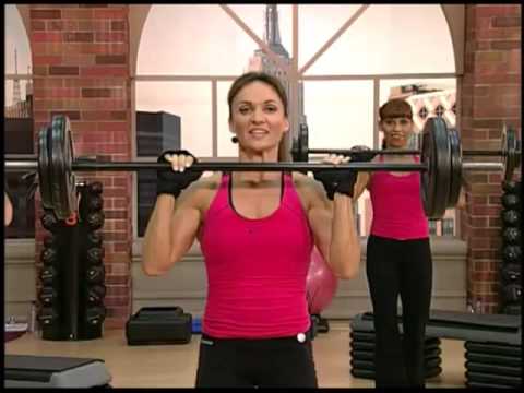 Exercise #690 - Standing Barbell Front Press - YouTube