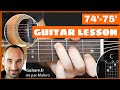 '74-'75 Guitar Lesson - part 1 of 9