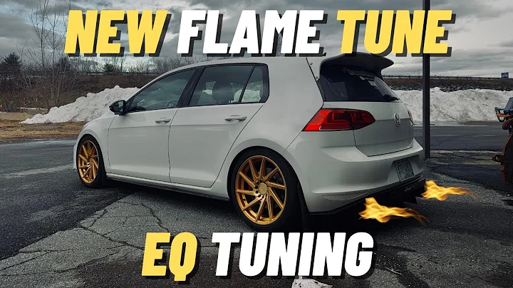 INSANE FLAME TUNE for your EQT STAGE 2 MK7 GOLF GTI // GUNSHOTS