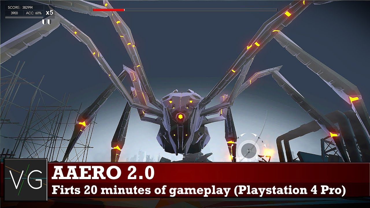 Aaero 2.0 (PS4 Pro) - first 20 minutes of gameplay. No commentary.