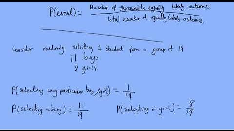 4.1 Experiments, events and outcomes