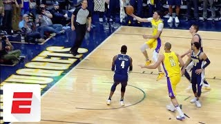 Late Lonzo Ball bucket doesn't count after goaltending call overturned | ESPN