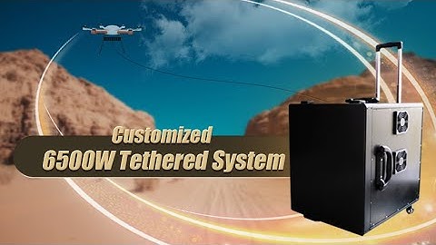 Foxtech | Customized 6500W Tethered System with GAIA 160MP-Heavy Lift Hexacopter