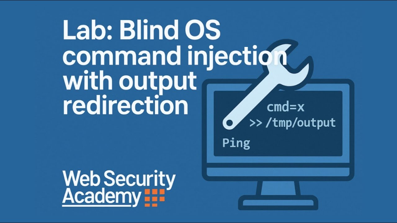Blind OS Command Injection with Output Redirection | Web Security ...