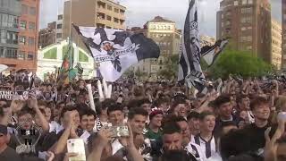 Celebración del ascenso del C.D. CASTELLÓN en la fuente de Castalia