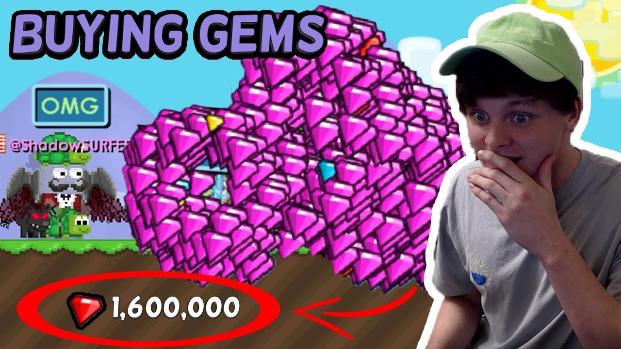 BUYING 1,600,000+ GEMS!! | Growtopia