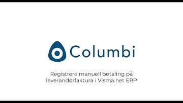 Opprette manuell betaling til leverandør i Visma.net ERP