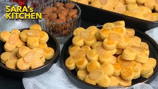 Biskut Badam | Almond Cookies | 杏仁酥 | 香脆“杏仁饼” 食谱| 新年饼