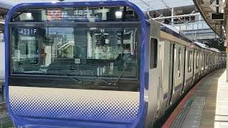 総武線快速線E235系に乗車！市川～千葉にて