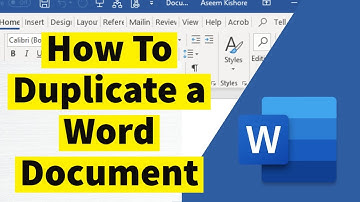 How to Duplicate a Word Document (2025)