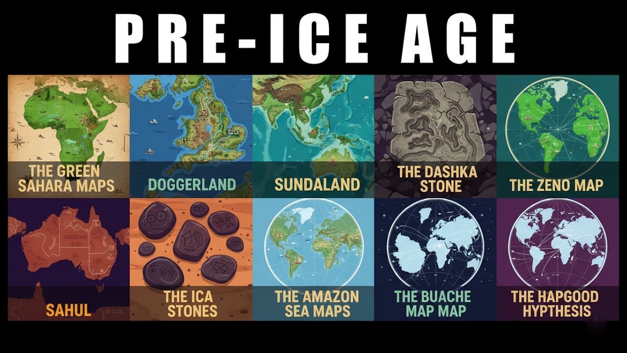 10 Maps Showing Earth Before the Younger Dryas Cataclysm