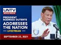 President Rodrigo Duterte Addresses the Nation | September 22, 2021