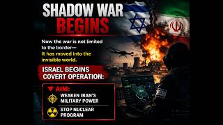 Shadow War Begins Now the war is not limited to the border Israel Begins Covert Operation: