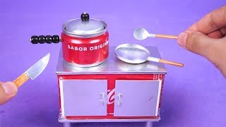 Make Mini Cookware and Utensils for the Mini stove of cans