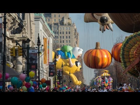 Traditional Macy's Thanksgiving Day Parade: Helium is what keeps these balloons in the air.