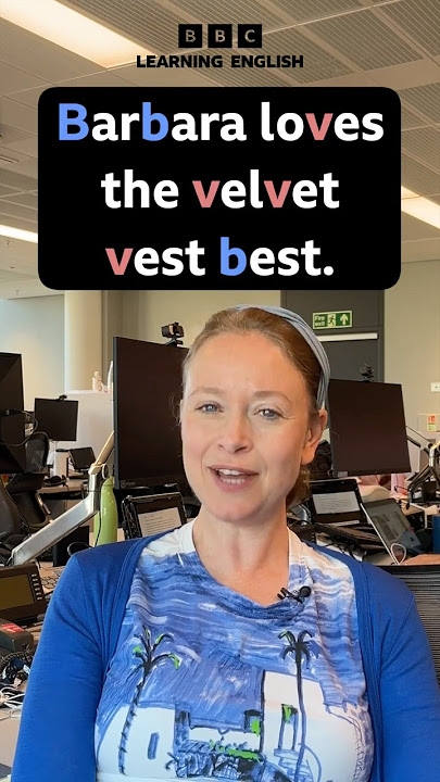 ‘Barbara loves the velvet vest best’ – tongue twister challenge! #shorts