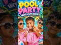 Pool party l Rain dance #viral #funny #trending #cute #love #shorts