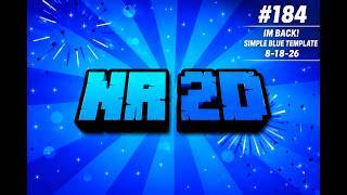 blue 2d intro template - im back