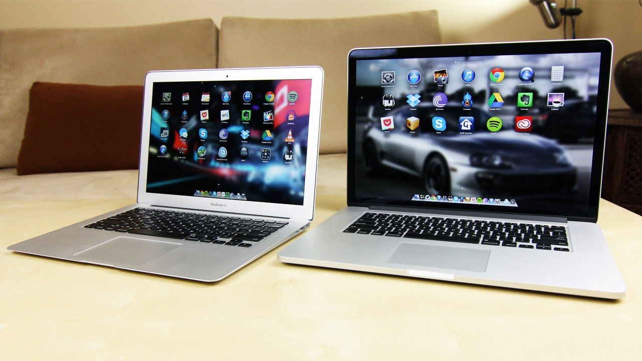 Apple Macbook Pro Retina 15 4 Vs Macbook Air 13 Macbook Buyers Guide Youtube