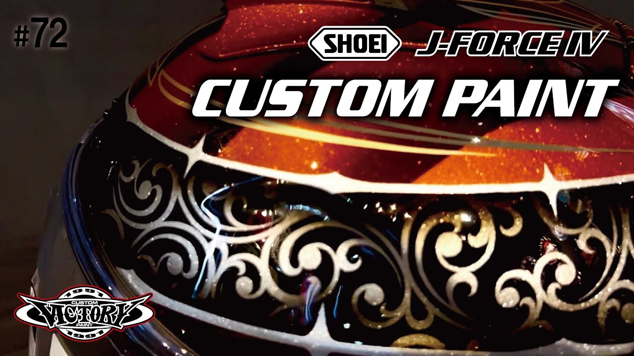 Helmet custom paint victorycustompaint#72 - YouTube