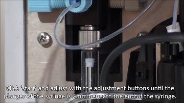 [YL9150 LC Autosampler] Syringe Adjustment