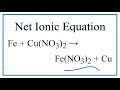 Chemical Reactions and Ionic Equations