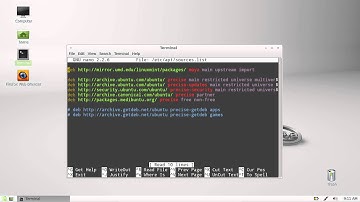 how to update your software sources list in linux mint 13