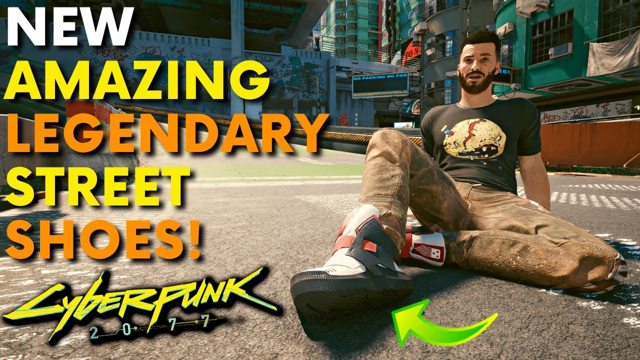 Cyberpunk 2077 - New Legendary STREET SHOES with Multilayered Protection  after Patch  - YouTube