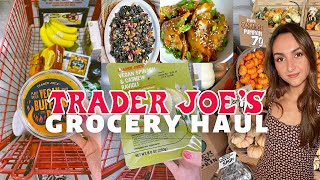 NEW Trader Joe's Grocery Haul + EASY MEAL IDEAS!