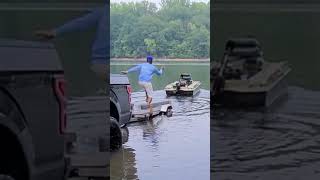 BOAT LAUNCH FAIL: Jumping In The Lake To Save My Boat