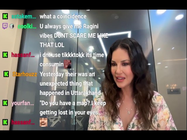Sunny Leone Live Stream