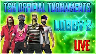 FREE FIRE LIVE TSK TOURNAMENT LOBBY-2 MATCHES WITH HINDI COMENTERY screenshot 5