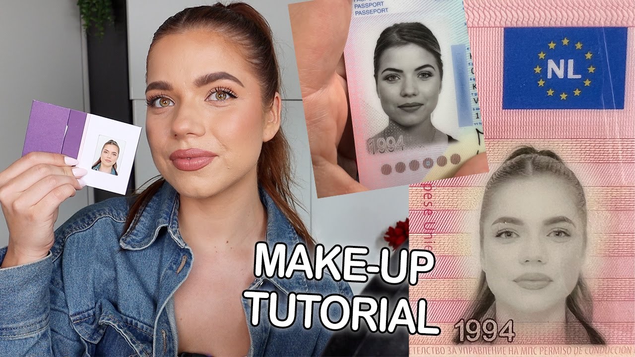 OMG pasfoto's maken!! PASFOTO MAKE-UP GRWM | Kristina K ❤