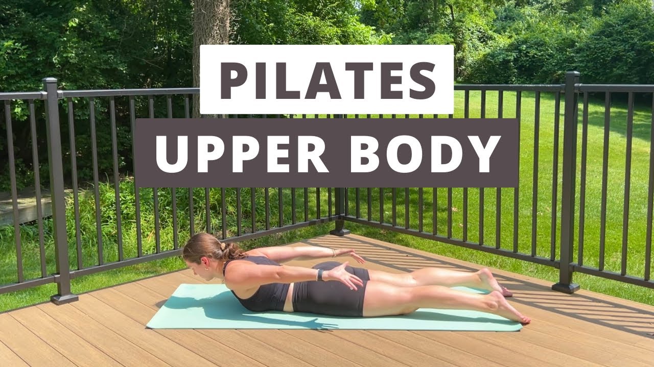 10 MIN PILATES UPPER BODY WORKOUT (No Equipment || At-Home Pilates ...