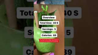 Green Smoothie Recipe for Weight Loss 🍌🍇🍓(Best Energy Boosting Drink) #shorts